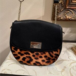 Talbot leopard purse